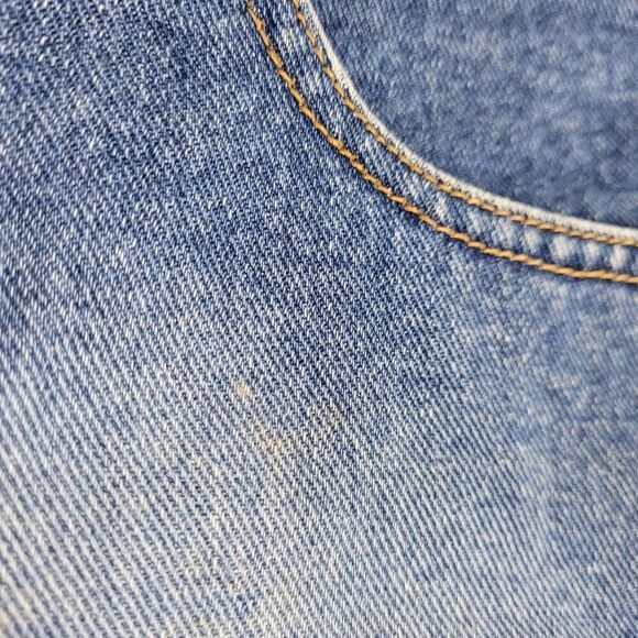 VINTAGE Y2K shorts 2000s high rise denim faded denim S - Picture 6 of 8